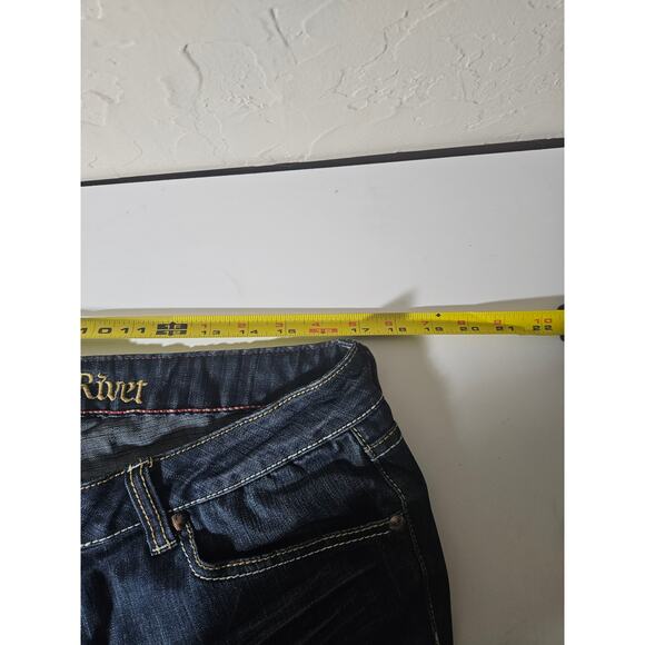 Antique Rivet Mens Embellished Jeans Size 34x32 - Picture 5 of 6